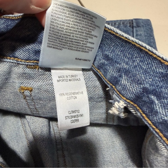 Agolde Cooper Cargo Jeans in Regulation Size 30 A9120-1141 - Picture 7 of 7